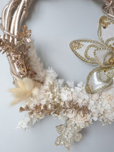 Load image into Gallery viewer, Christmas Wreath - Gold & White